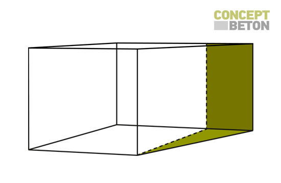Konische Garagen (schräger Grundriss)