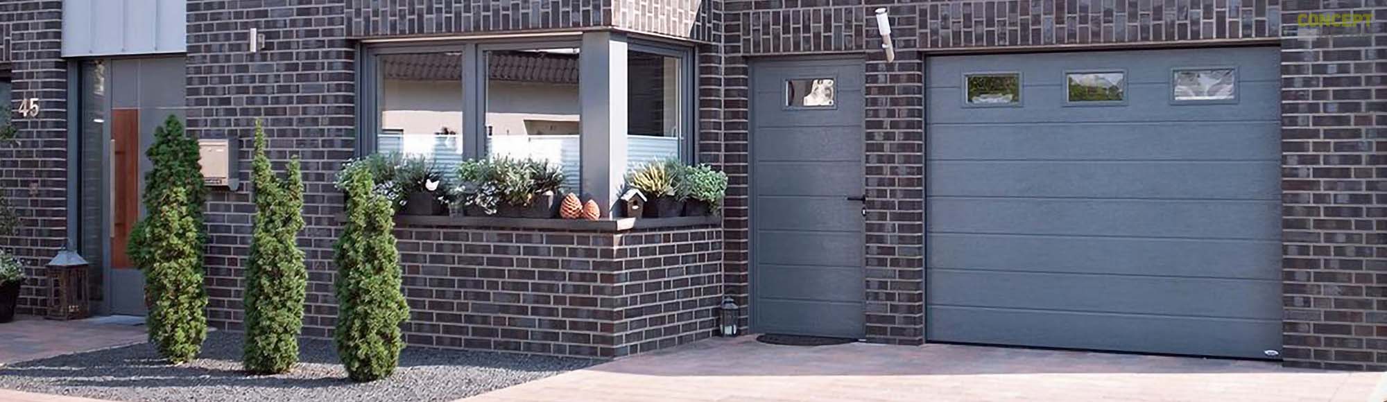 Modernes Sektionaltor