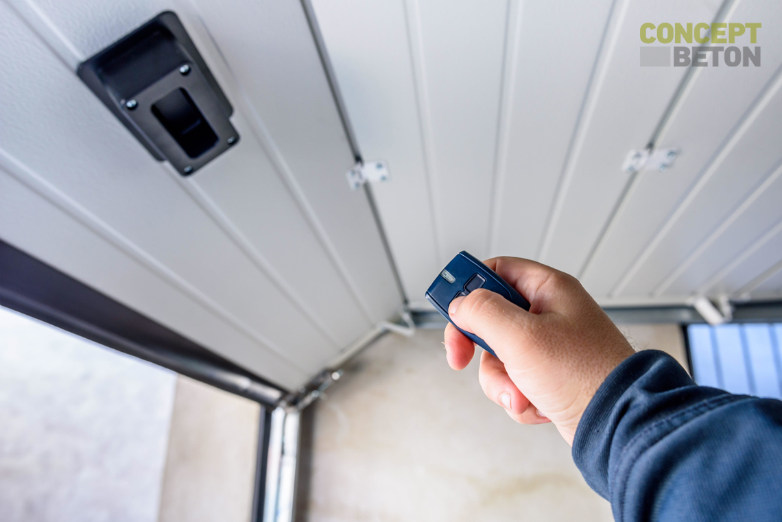 Garagentorantrieb nachrüsten oder einbauen mit Concept Beton